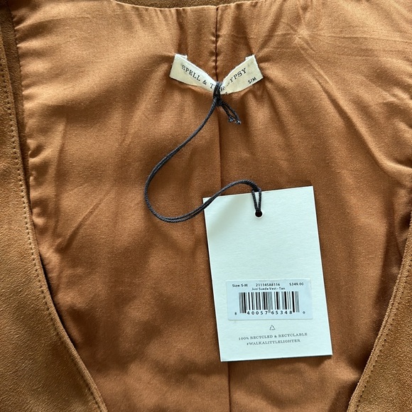 SPELL JONI SUEDE VEST - Picture 3 of 4